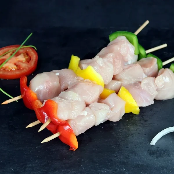 Brochette de poulet nature