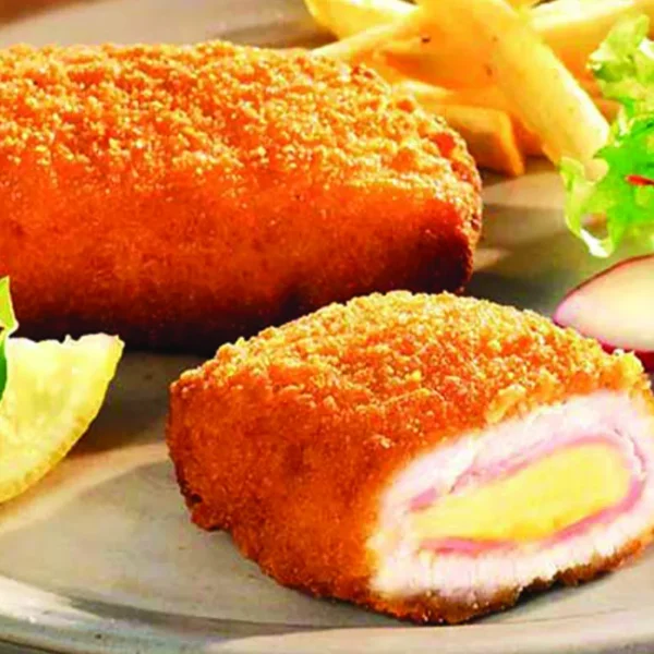 Cordon bleu (poulet ,fromage, charcuteri)