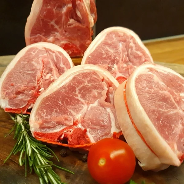 Les chops d'agneau