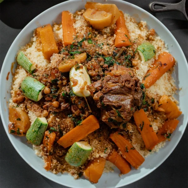 Viande de couscous d'agneau á vôtre choix